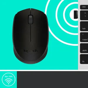 LOGITECH M171 belaidė pelė BLACK