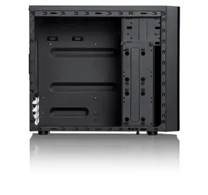 Fractal Design Core 1000 USB 3.0, Midi Tower, kompiuteris, juodas, DTX, micro ATX, Mini-ITX, 14,8 cm, 35 cm