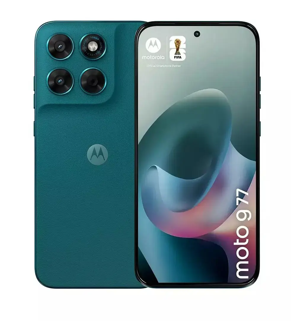 Motorola Moto G77 5G 12/256 GB smartphone in Pantone Shaded Spruce