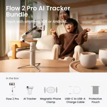GIMBAL FLOW 2 PRO AI TRACKER/CINSABQB/TRUCKERWHITE INSTA360
