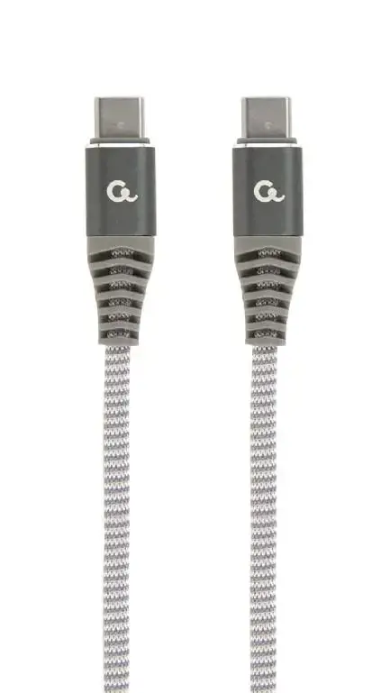 GEMBIRD CC-USB2B-CMCM60-1.5M 60W 60W Type-C Power Delivery PD aukščiausios kokybės įkrovimo duomenų kabelis 1,5 m