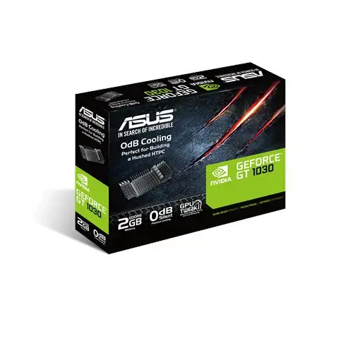 Vaizdo plokštė ASUS GeForce GT 1030 2 GB, GDDR5, 64 bitai, 90YV0AT0-M0NA00