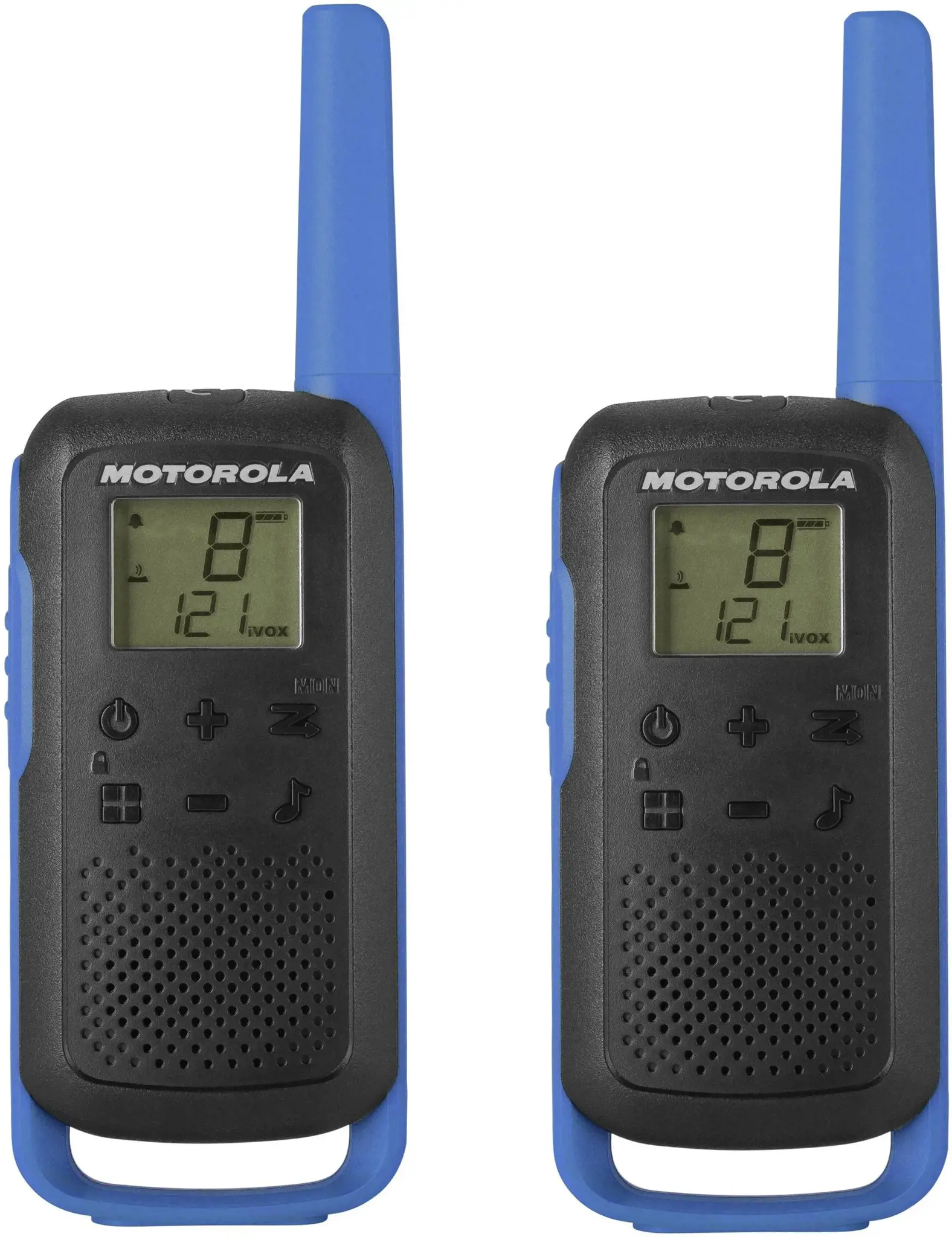 Motorola Talkabout T62 dviguba pakuotė + įkroviklis mėlyna
