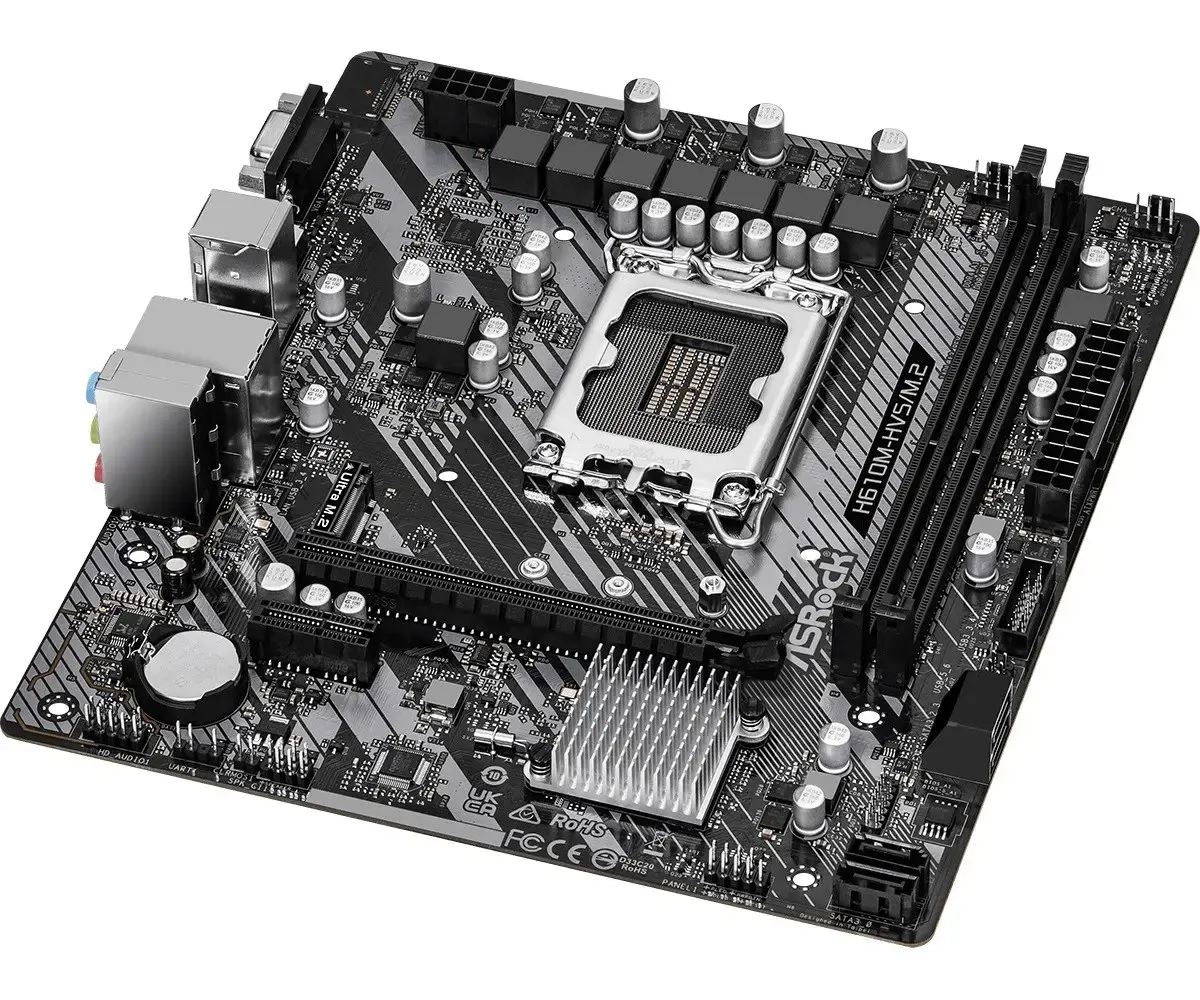 ASROCK H610M-HVS/M.2 R2.0 pagrindinė plokštė