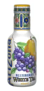 Baltosios arbatos gėrimas ARIZONA, mėlynių skonio, 450ml PET D