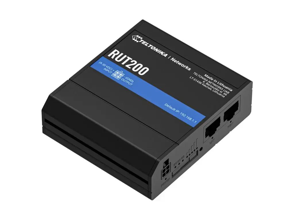 Teltonika LTE Cat 4 Router | RUT200 | 802.11n | 10/100 Mbit/s | Ethernet LAN (RJ-45) ports 2 | Mesh Support No | MU-MiMO No | No mobile broadband