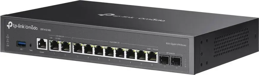 NET ROUTER 1000M 10PORT VPN/OMADA ER7412-M2 TP-LINK