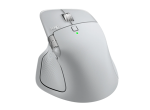 Logitech MX Master 4 Belaidė pelė RF Wireless + Bluetooth, 8000 DPI, Pale Grey