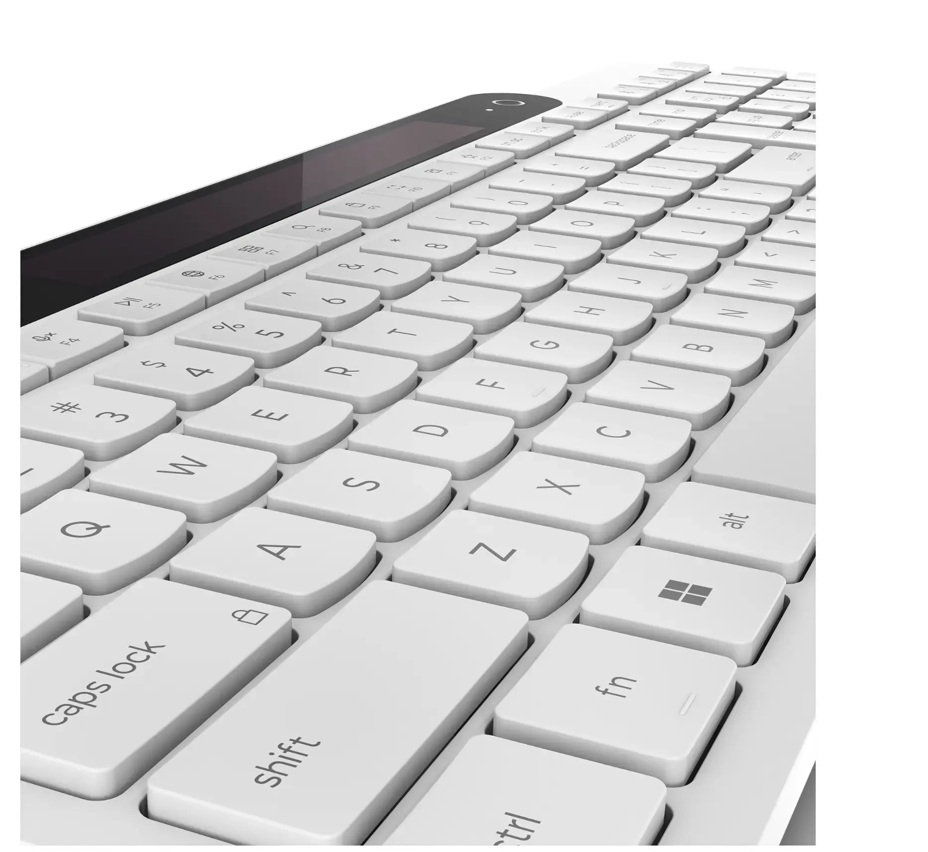 Lenovo 800 Self-Charging Bluetooth Keyboard-US English | Keyboard | Bluetooth | US English | White