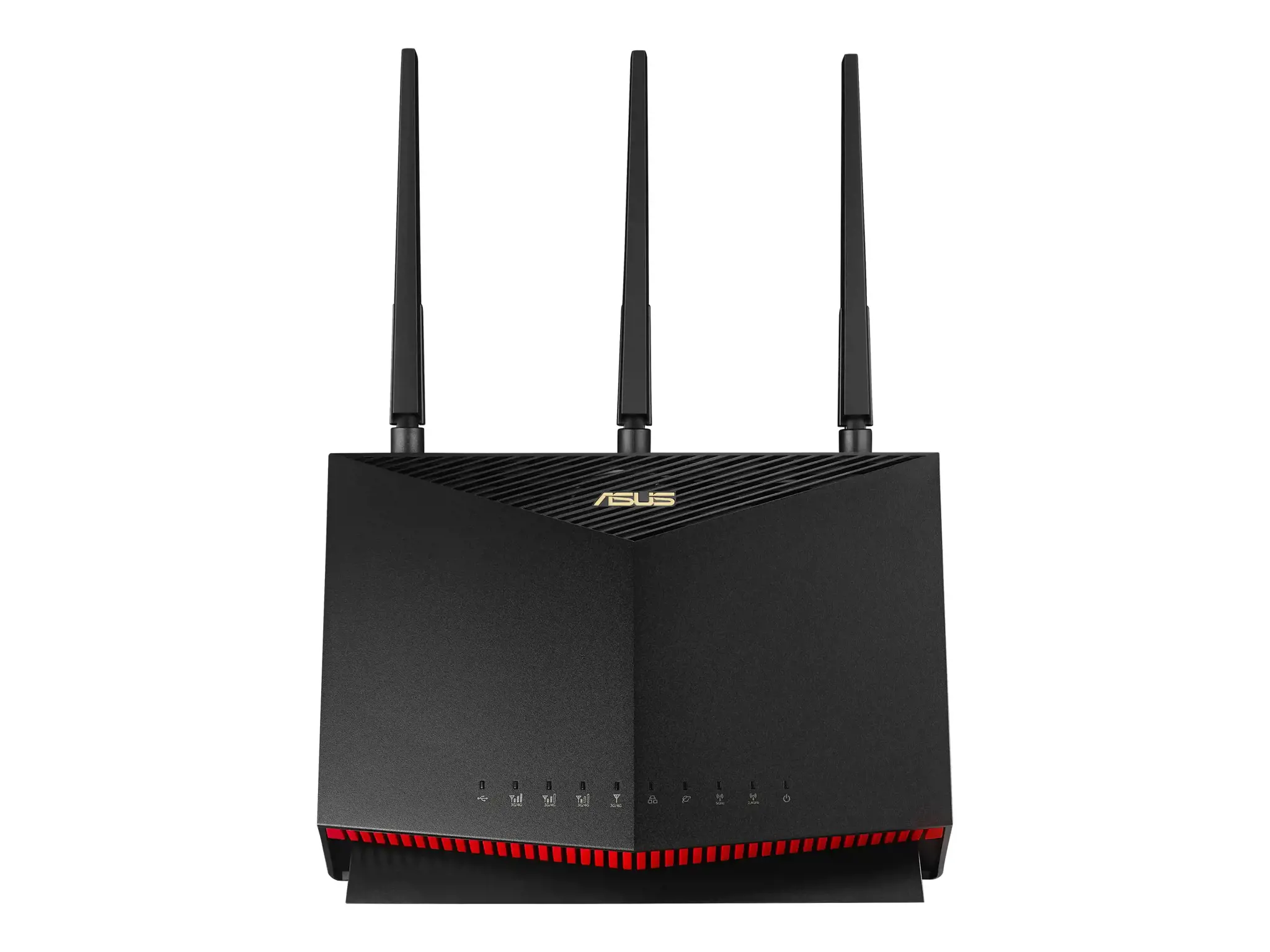 ASUS 4G-AC86U, "Wi-Fi 5" (802.11ac), dviejų dažnių (2,4 GHz / 5 GHz), Ethernet LAN, 3G, juodas, stalinis maršrutizatorius