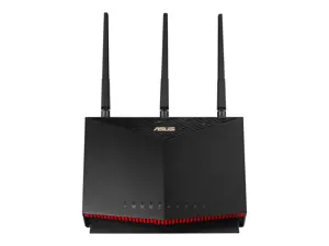 ASUS 4G-AC86U, "Wi-Fi 5" (802.11ac), dviejų dažnių (2,4 GHz / 5 GHz), Ethernet LAN, 3G, juodas, stalinis maršrutizatorius