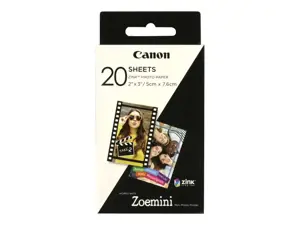 Fotopopierius Canon ZINK™, 5x7,6cm(2x3"), 20psl.