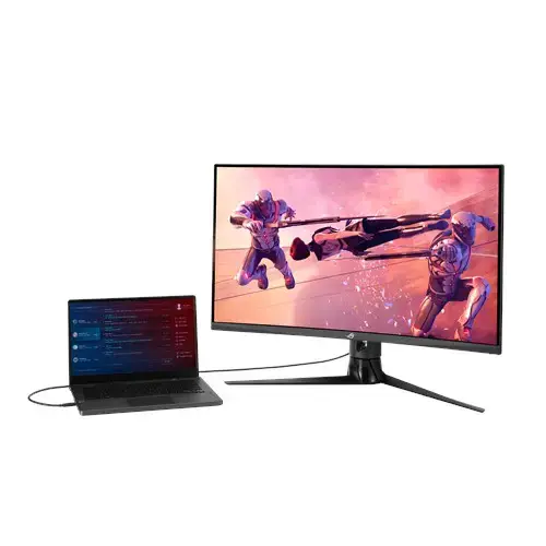 Monitorius ASUS ROG Strix XG32VC, 80 cm (31.5"), 2560 x 1440 pixels, Quad HD, LED, 1 ms, Black