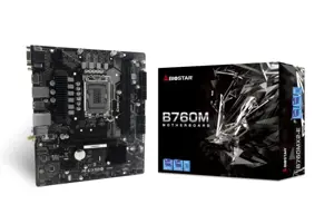 Pagrindinė plokštė BIOSTAR Intel B760 Express LGA1700 Micro-ATX Atmintis DDR5 Atminties lizdai 2 1x…