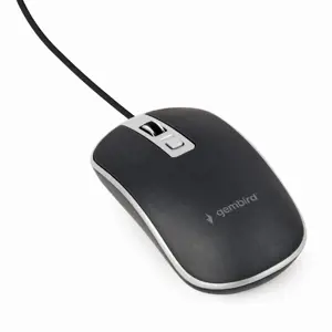 GEMBIRD MUS-4B-06-BS Optinė pelė USB juoda/sidabrinė