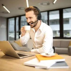 Audiocore 74452 "Bluetooth" ausinės su mikrofonu Triukšmo slopinimo mikrofonas Skambučių centras "Google Siri" biuras Belaidis