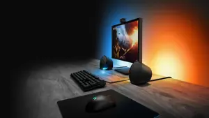 LOGITECH G560 LIGHTSYNC žaidimų garsiakalbiai 2.1 - BLACK - USB