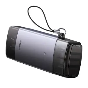 "Baseus Lite" serijos SD/TF atminties kortelių skaitytuvas, USB + USB-C (pilkos spalvos)