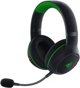 "Razer" juodos spalvos, belaidės, žaidimų ausinės, "Kaira Pro", skirtos "Xbox