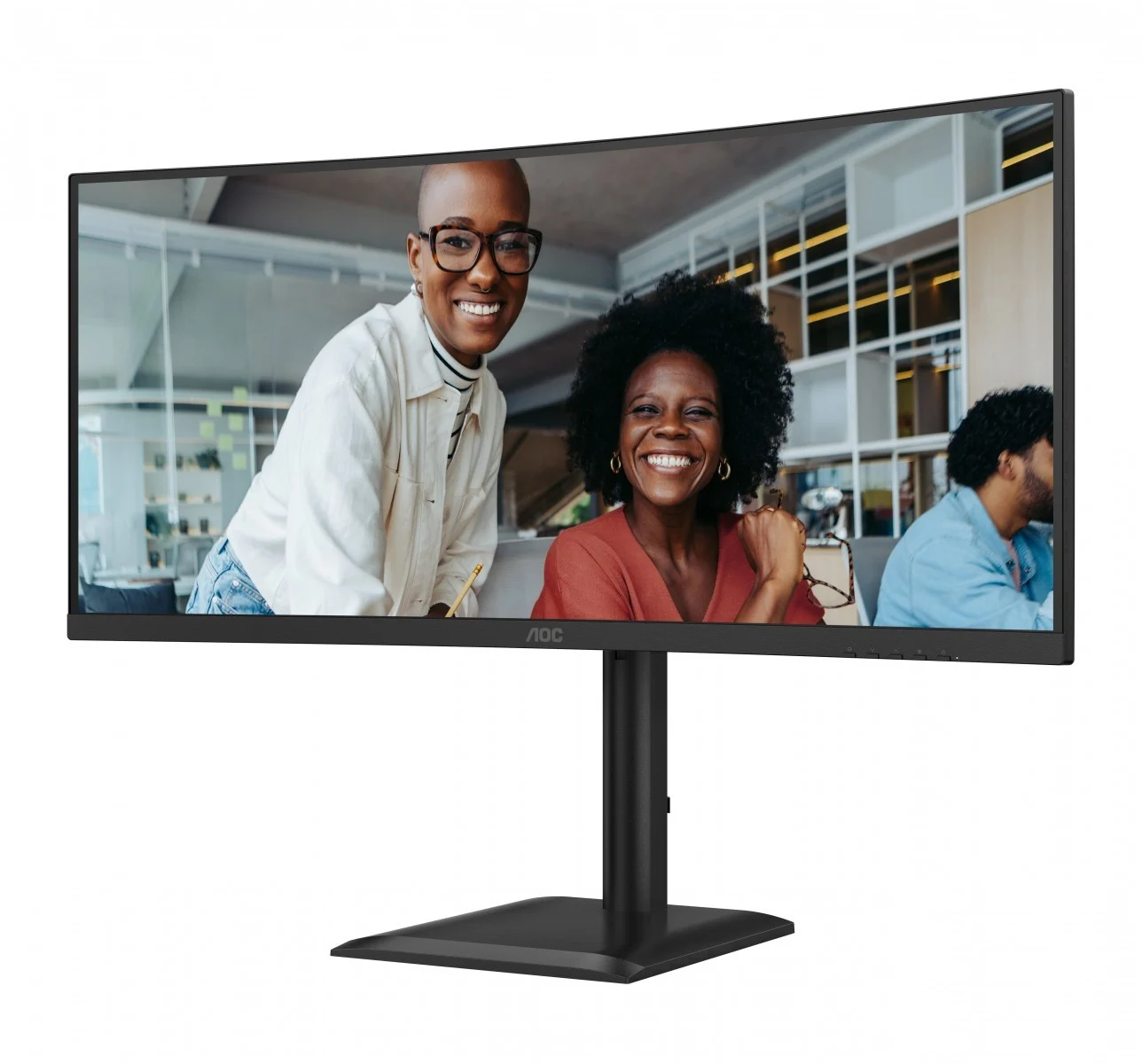 AOC CU34E4CV | 34 " | VA | 21:9 | 120 Hz | 4 ms | 3440 x 1440 pixels | HDMI ports quantity 2 | Black