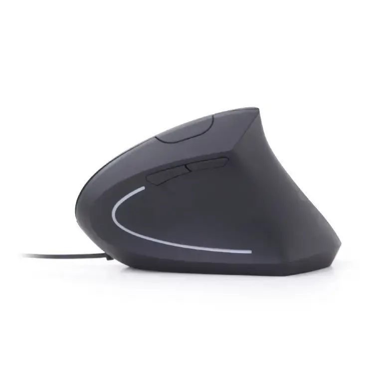GEMBIRD MUS-ERGO-01 Gembird Ergonomiška 6 mygtukų optinė pelė MUS-ERGO-01, 3200 DPI, USB, juoda