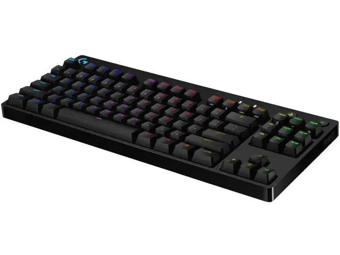 LOGITECH G PRO TKL laidinė mechaninė žaidimų klaviatūra - BLACK - US INT'L - USB - CLICKY