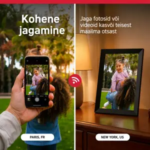 AgfaPhoto digital photo frame Realiview APF1000 10" WiFi One, black