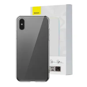 Skaidrus dėklas "Baseus Simple", skirtas "iPhone XS