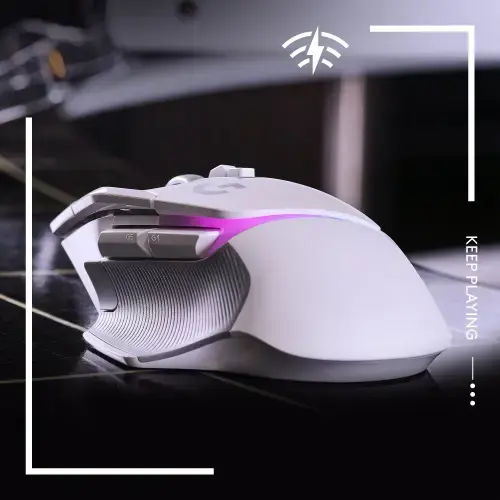 LOGITECH G502 X PLUS - BALTAS/PREMIUM - EER2