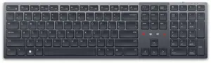 DELL KB900, Full-size (100%), Wireless, RF Wireless + Bluetooth, Scissor key switch, QWERTY, Graphite