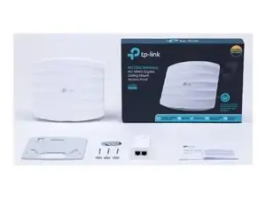 TP-Link AC1350 belaidis MU-MIMO gigabitinis prieigos taškas, 867 Mbps, 450 Mbps, 867 Mbps, Multi User MIMO, 64 bitų WEP, 128 bitų WEP, 152 bitų WEP, SSID, WPA, WPA-PSK, WPA2, WPA2-PSK, Telnet