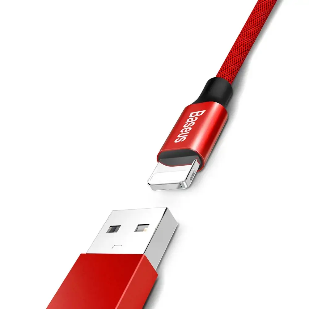 Baseus Yiven USB | Lightning Cable with Material Braid 1,8M red (CALYW-A09)