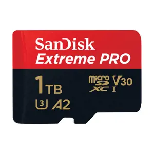 SANDISK Extreme PRO 1TB microSDXC + SD Adapter + 2 years RescuePRO Deluxe up to 200MB/s & 140MB/s R…