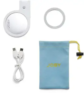 "Joby Beamo" žiedinė šviesa "MagSafe", balta