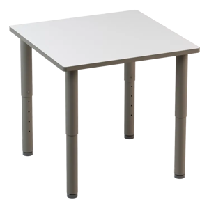 Reguliuojamo aukščio stalas 80x60 cm (T2-T6) baltas