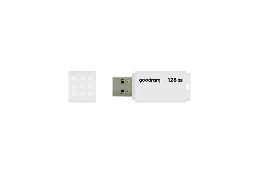"Goodram UME2", 128 GB, A tipo USB, 2.0, 20 MB/s, dangtelis, baltos spalvos