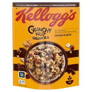 Dribsniai KELLOGG'S Crunchy Nut Granola Choco, 380 g