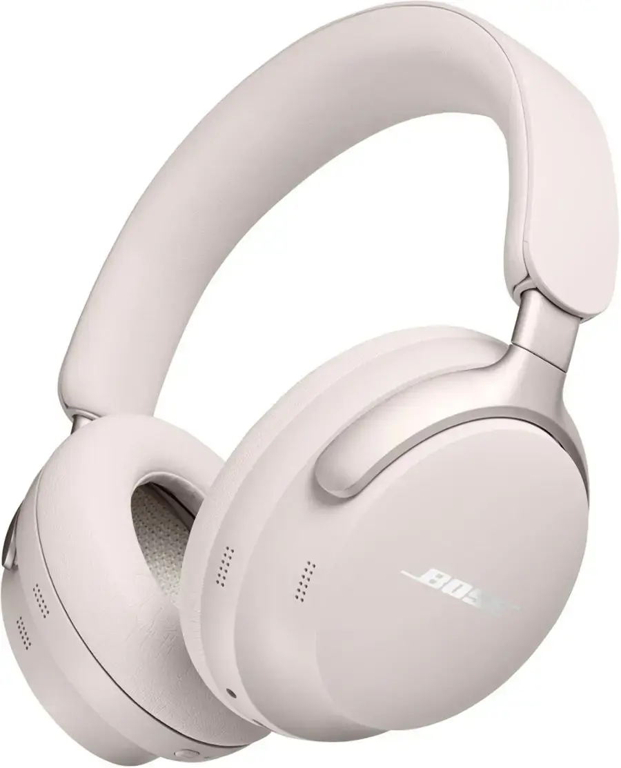 "Bose" belaidės ausinės "QuietComfort Ultra", baltos spalvos