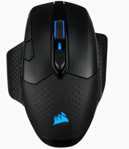 CORSAIR DARK CORE RGB PRO SE belaidė FPS/MOBA žaidimų pelė su SLIPSTREAM technologija, juodos spalv…
