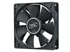 "DeepCool XFAN120", ventiliatorius, 12 cm, 1300 aps/min, 23,7 dB, 43,56 cfm, juodas