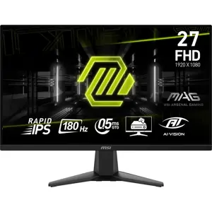 LCD Monitor MSI MAG 275F 27" Gaming Tilt Matte Panel IPS 1920x1080 16:9 180Hz 0.5 ms Colour Black M…