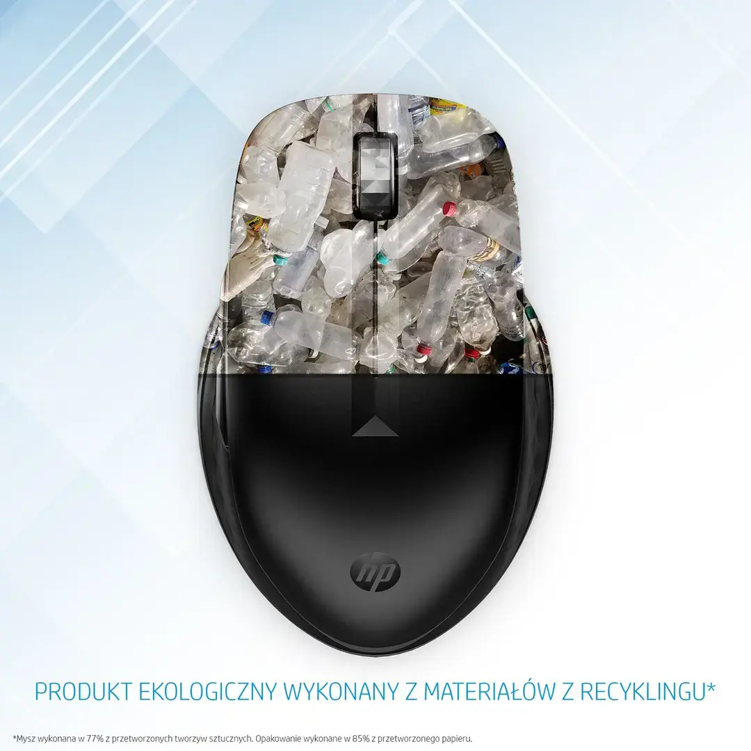 HP 435 Wireless Mouse - Multi-Device, Dual-Mode - Black, Left handed