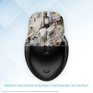 HP 435 Wireless Mouse - Multi-Device, Dual-Mode - Black, Left handed