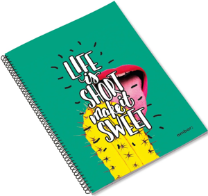 A4 Spiral Book 80sh 90G THINK POP Lin