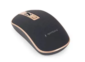 GEMBIRD MUSW-4B-06-BG Belaidė optinė pelė juoda-sidabrinė