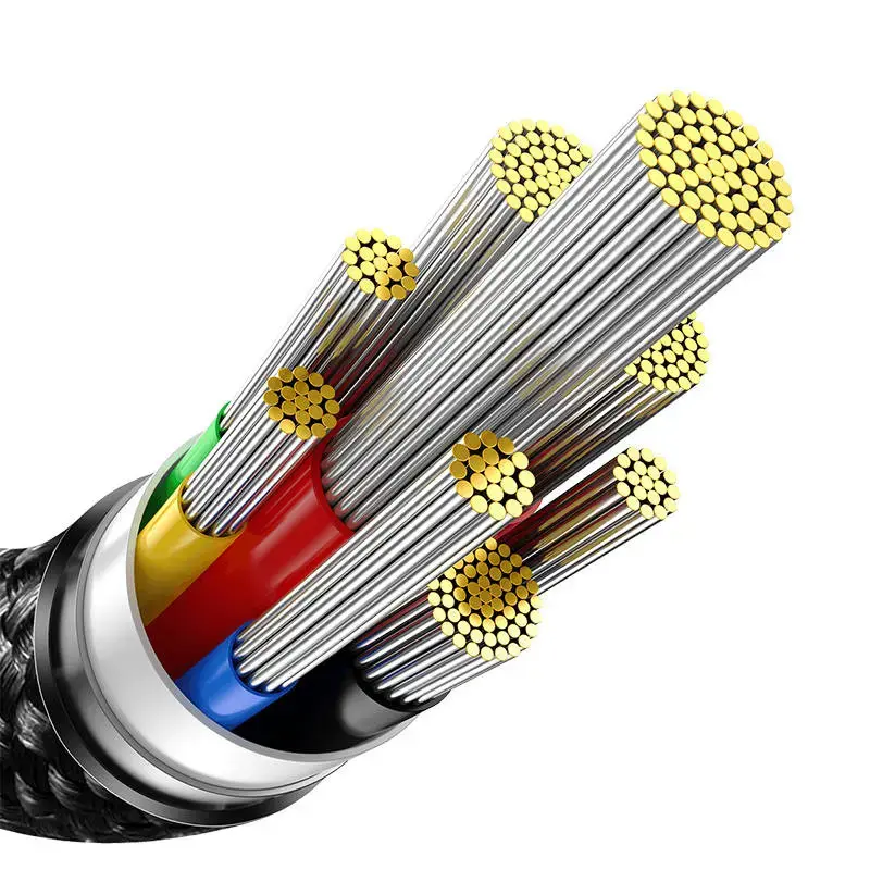 Baseus CAWJ040001 Tungsten Gold Fast Charging Data Cable USB-C - USB-C 240W 1m Black