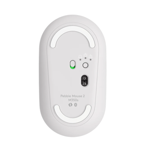 "Logitech Pebble 2 M350s", dvipusis, optinis, RF belaidis + "Bluetooth", 4000 DPI, baltas
