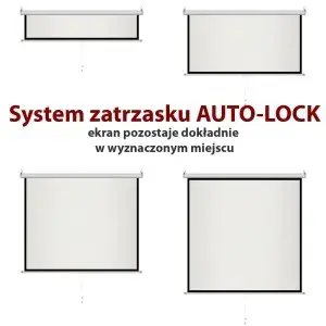 ART ER M84 1:1 ART pusiau automatinis rankinis ekranas 1:1 118 213x213cm MS-84 1:1