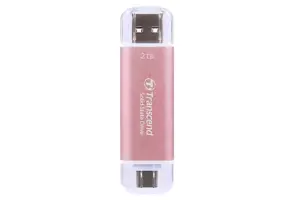 Išorinis SSD diskas TRANSCEND ESD310 2TB USB-C USB 3D NAND Įrašymo sparta 950 MBajtų/sek Skaitymo s…