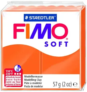 Modelinas FIMO SOFT, 57 g, oranžinė sp.